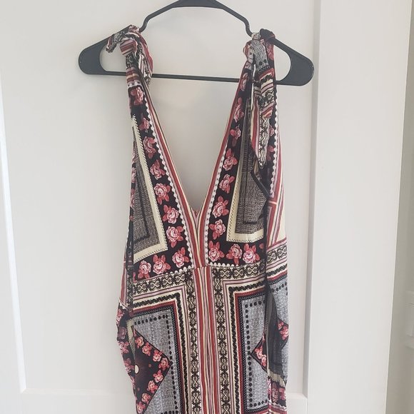 Free People - Katie Patchwork Midi Dress - M - Picture 5 of 8